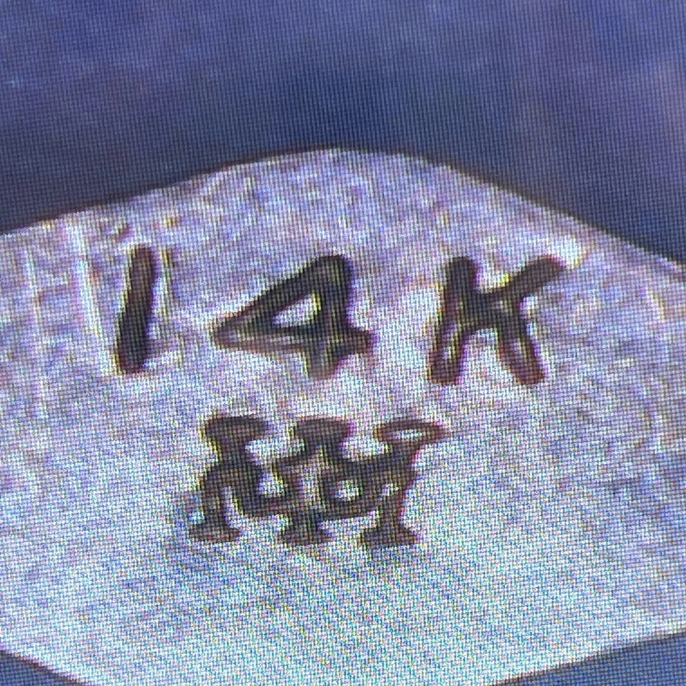 Vintage 14k Gold Authentic Rice Pearl Strand & 14k Spacers Estate Necklace - Picture 8 of 8